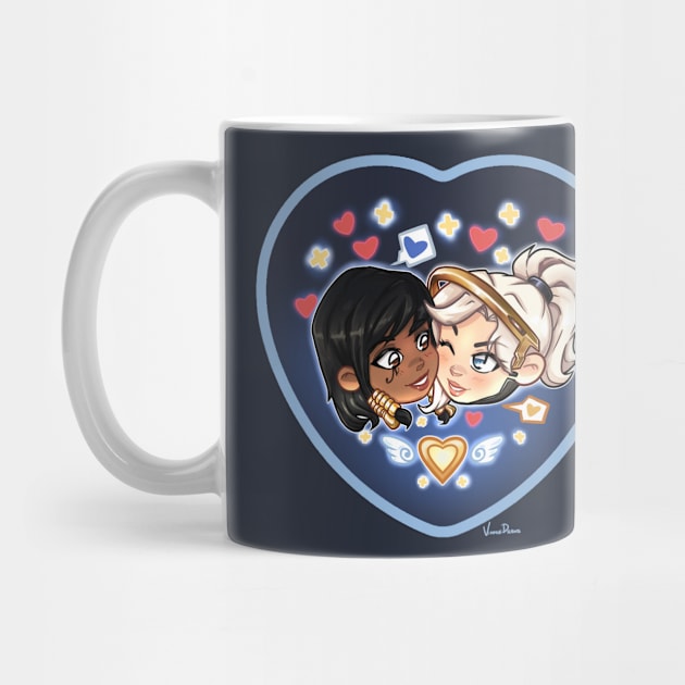 Pharmercy OTP Love by Vinniedraws